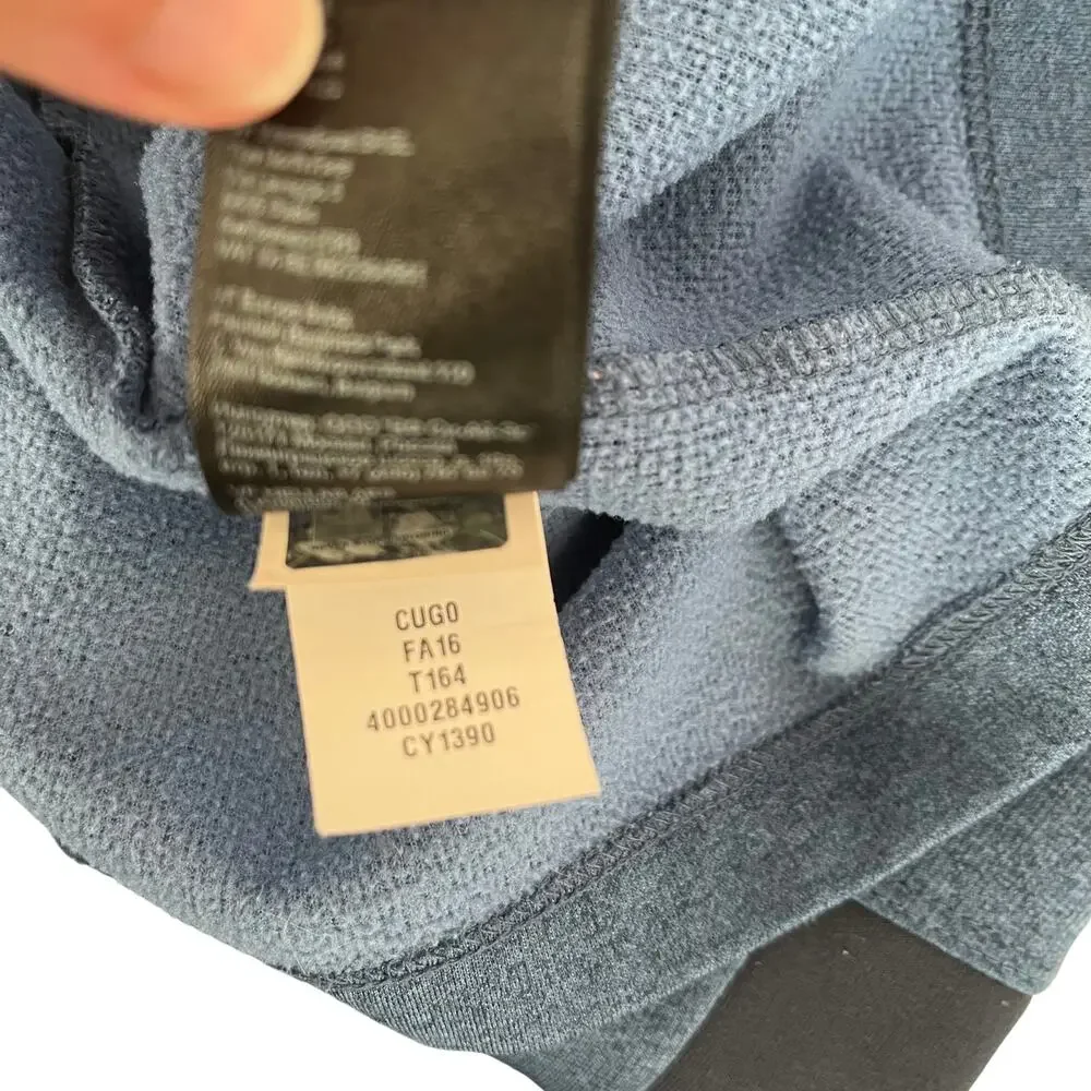 North Face Mens Canyonlands ½-Zip Heathered Blue Sweatshirt Size M